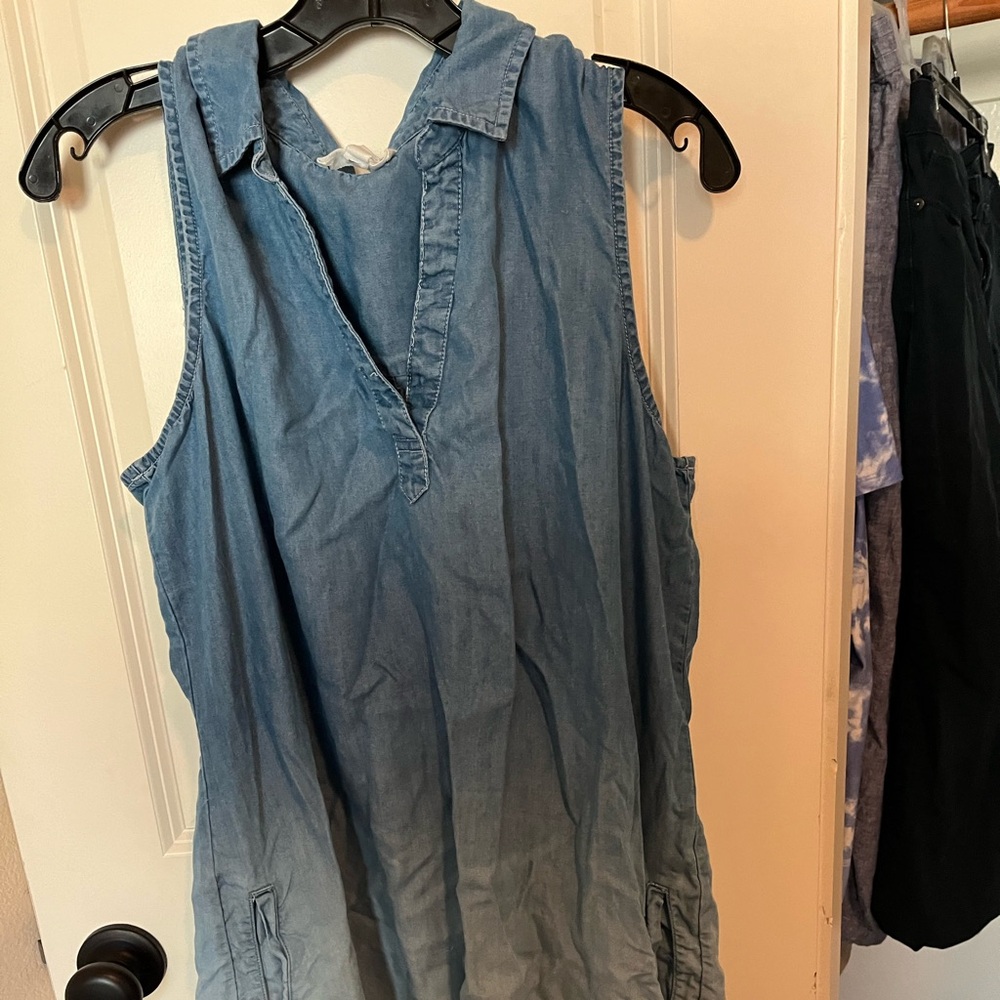 Ombré Denim Dress